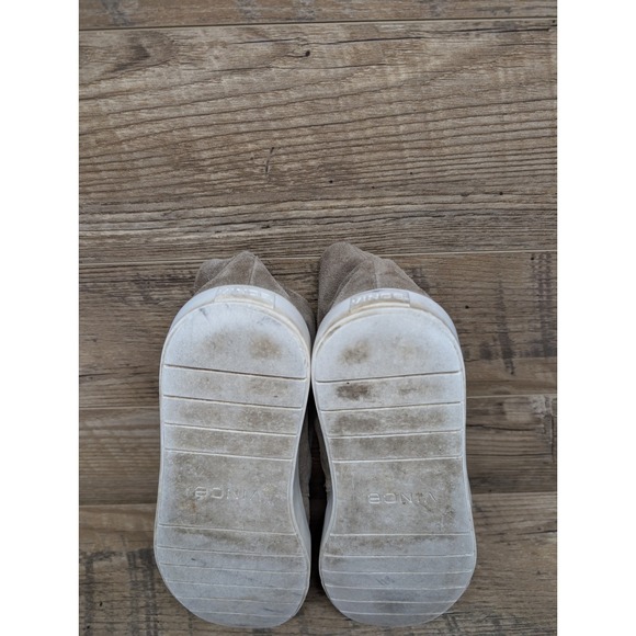 Vince Suede Chukka Sneakers Women's Size 9 Taupe Minimalist Quiet Luxury - Picture 11 of 16